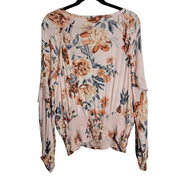 Floral Peasant Top - Picture 2 of 10